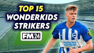 TOP 15 Strikers Wonderkids in FM24 After WINTER UPDATE [upl. by Gusta789]