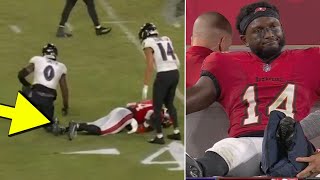 Buccaneers WR Chris Godwin Suffers TERRIBLE Injury In Final Minute Of HUGE Loss To Ravens [upl. by Charpentier]