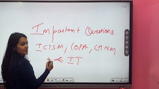 ictsm copa and chnm class 1  Important questions of ictsm copa Chnm  ITI exam 2021  AITT 2021 [upl. by Vitalis]