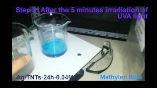 Photocatalytic activity of AgTiO2 nanotubes [upl. by Tamarah662]