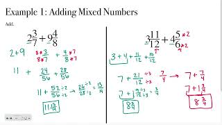 PreAlgebra Lesson 15 Day 3 Adding and Subtracting with Unlike Denominators [upl. by Weasner660]