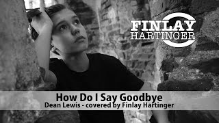 quotHow Do I Say Goodbyequot DEAN LEWIS covered by Finlay Hartinger [upl. by Ailaham]