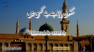 Sukoon Paya  سکون پایا  New Naat  SlowedReverb  Shoaib Masood  Ghulam Mustfa  Syed Hasan Ulah [upl. by Norbie]