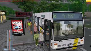 Vanhool AG300  4Door  Fake   De Lijn Vlaanderen  Brttrainz  Rotterdam Gouda  NL  OMSI 2 [upl. by Nuahsyar]