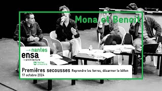 Premières Secousses  Reprendre les terres désarmer le béton conférence de Mona et Benoit [upl. by Nico688]