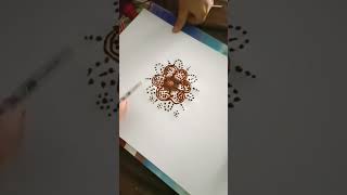 talent daughter explorer learn newart mehndi [upl. by Ahsenid]