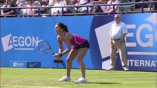 Heather Watsons 2013 Aegon International first round victory against Varvara Lepchenko [upl. by Prussian]