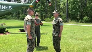 USMC 20th Anniversary Reenlistment Ceremony [upl. by Morty]