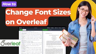 How to Change Font Sizes on Overleaf  Change font size in editor  Overleaf Online LaTeX Editor [upl. by Emery]