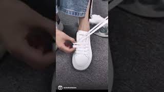 Cool way to tie Alexander McQueen sneakers 🔥 rareshoelaces shoelaces shoesaddict [upl. by Norword582]