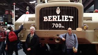 8 février 2019 The légend BERLIET T100 700 chevaux à Retromobile 2019 [upl. by Ressler]