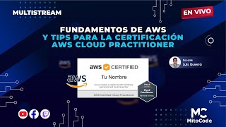 Fundamentos de AWS y tips para la certificación AWS Cloud Practitioner 🟡 [upl. by Notnert]