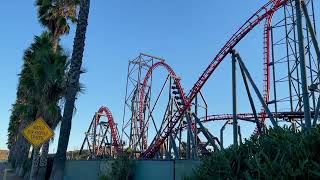 X2 at Six Flags Magic Mountain [upl. by Adiehsar]