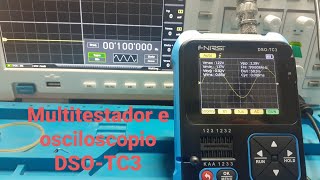 Multitestador e osciloscopio DSOTC3O QUE MELHOROU em relação a TC2 [upl. by Rafaela]