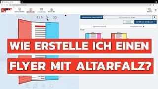 Flyer Altarfalz erstellen mit InDesign und Printkit  Alles vom Layout bis zum Druck  Druckvorlage [upl. by Htebi]