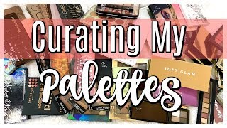 DECLUTTER  Curating My PALETTE Collection [upl. by Devinna]