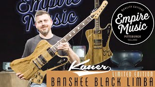 Kauer Guitars Banshee  Limited Edition Black Limba [upl. by Nnyleve]