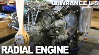 Lawrance L5 Radial Engine Run [upl. by Atok552]