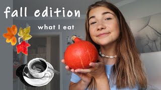 what I eat in a day  FALL edition [upl. by Ardiedak]