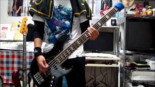 Crossfaith Eclipse Bass cover [upl. by Nivlag]