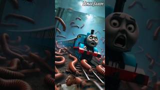 Thomas Train Attacked by a Herd of Millipede Monsters train keretaapi [upl. by Erlewine945]