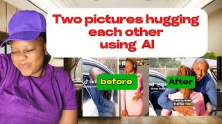 How to Make Two Pictures Hug Using AI StepbyStep Tutorial smartphone hugging pictures [upl. by Krueger]