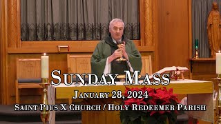 Sunday Mass  January 28 2024 [upl. by Candra]