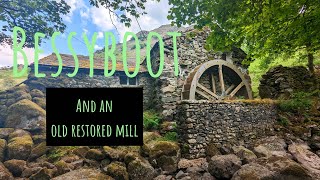 Bessyboot Rosthwaite Fell and an old restored corn mill Lake District National Park [upl. by Nealy]