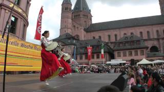 Interkulturelles Fest Mainz 2014  Koreanischer Tanz [upl. by Crescint717]