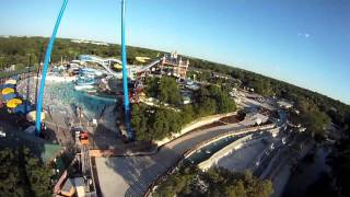 Schlitterbahn SkyCoaster in New Braunfels TX [upl. by Ehrsam578]