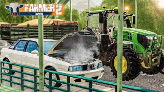 LS19 FarmerTown 2 72 AUDI stehengeblieben auf der Brücke  LANDWIRTSCHAFTS SIMULATOR 19 [upl. by Ttelrahc]