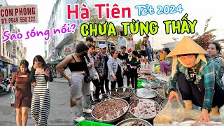 Chưa từng thấy CHỢ HÀ TIÊN tết dương lịch 2024  Khách sạn nhà nghỉ bỏ trống [upl. by Keraj]