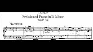 JS Bach  BWV 539  Praeludium dmoll  D minor [upl. by Corabel]