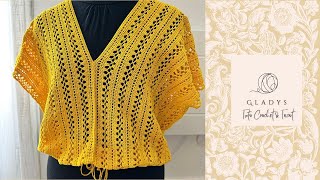 TUTO CROCHET  TOP quotMAYAquot [upl. by Hartzke]