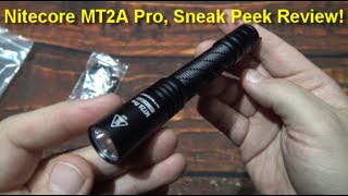 Nitecore MT2A Pro Flashlight Kit Sneak Peek Review UHi 20 LED 1000 Lumens [upl. by Foah]