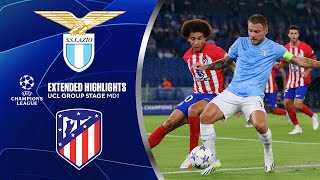 Lazio vs Atlético Madrid Extended Highlights  UCL Group Stage MD 1  CBS Sports Golazo [upl. by Severen189]