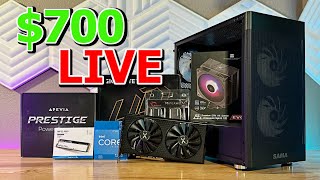 🟣 Building a 700 Gaming PC  12600KF  RX 7600 [upl. by Weiss281]