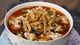 Sopa De Rajas Con Elote [upl. by Siva]