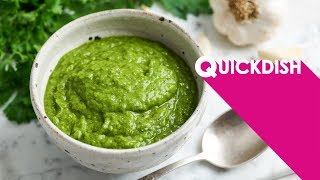 Mojo Verde  Kanarische Sauce Rezept  Vegan [upl. by Noryb]