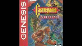 Castlevania Bloodlines Music  Iron blue intention Stage 4 [upl. by Boiney983]