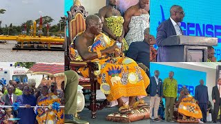 No More DumSor in Kumasi😱Otumfuo Osei Tutu ll Commissions New Gas Pipeline Genser Energy at Amado [upl. by Enywtna]