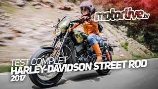 HARLEYDAVIDSON STREET ROD 750 2017  TEST COMPLET [upl. by Sascha730]