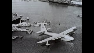 Howard Hughes and the Spruce Goose  circa 1985 [upl. by Itch]