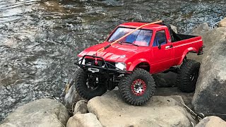 RC4WD Marlin Crawler TF2 test run Rig is using a 1800kv Holmes Revolver Turn your volume down LOL [upl. by Aizti]