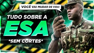 TUDO SOBRE A ESA  Conheça a vida do aluno e a carreira do Sargento do Exército [upl. by Nanreit566]