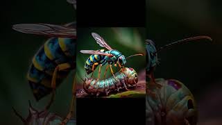 Braconid wasp youtube insects foryou animals natureinsects gardeningtool gardeningequipment [upl. by Batruk]