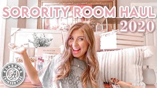 DormSorority Room Haul  The University of Alabama 2020 [upl. by Ardna]