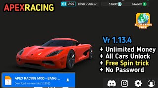 Apex Racing New Mod l New update With Ultra Graphics l Unlimited spin trick l unlimitedmoney viral [upl. by Yekcaj]