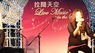 YT 葉慧婷 愛在記憶中找你 林峯  螞蟻  許廷鏗  LIVE Stage Langham Place [upl. by Jobey]