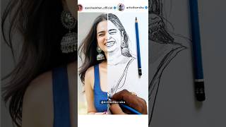 sketch of ayeshakhan ayesha motha sketch trending viral shorts [upl. by Daryle169]